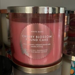 Cherry Blossom Pound Cake Candle - Pink